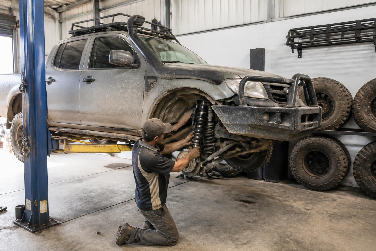 4x4 and Off-road Fitment being carried out at a South African workshop