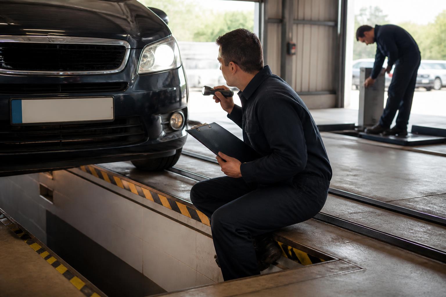 Roadworthy and Licensing being carried out at a South African workshop